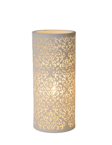 Lucide KANT Table Lamp Ceramic E14 H28 12cm biały 13511/01/31 - produkt 2