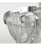 Lampy sufitowe z kryształami - CosmoLight Plafon ROMA C08529NI Nikiel - produkt 2