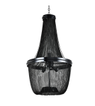Żyrandole glamour - CosmoLight Lampa wisząca ROMA P04543BK Czarny - produkt 1