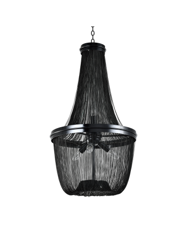 CosmoLight Lampa wisząca ROMA P04543BK  Czarny
