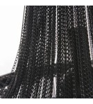 Żyrandole glamour - CosmoLight Lampa wisząca ROMA P04543BK Czarny - produkt 4