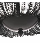 Żyrandole glamour - CosmoLight Lampa wisząca ROMA P04543BK Czarny - produkt 5