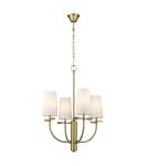 Żyrandole nowoczesne - CosmoLight Lampa wisząca BOW P04190BR  Mosiądz  - product 2