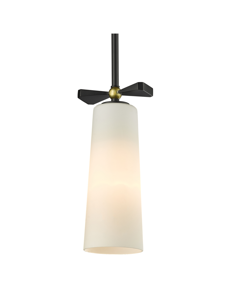 Lampy wiszące - CosmoLight Lampa wisząca BOW P01121BK   Czarny   Mosiądz  - produkt kolory-swiatla.pl 1