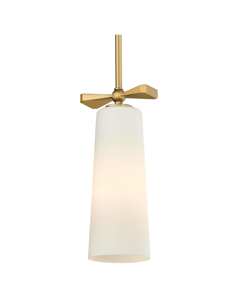 Lampy wiszące w kolorze mosiądz - CosmoLight Lampa wisząca BOW P01138BR   Mosiądz  - produkt kolory-swiatla.pl 1