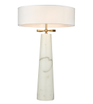 Lampy stołowe z abażurem - CosmoLight Lampa stołowa BOW T02114BR   Mosiądz  - product 1