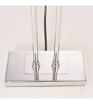 Lampy stołowe z abażurem - CosmoLight Lampa stołowa ATHENS T01444CH-WH chrom - produkt 3