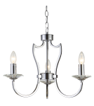 Żyrandole świecznikowe - CosmoLight Lampa wisząca RIGA P03755CH Chrom - produkt 1