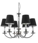 Żyrandole - CosmoLight Lampa wisząca SIENA P06308NI-WH nikiel - produkt 2