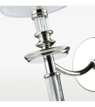 Kinkiety z abażurem - CosmoLight Kinkiet SIENA W01315NI-WH nikiel - produkt 3