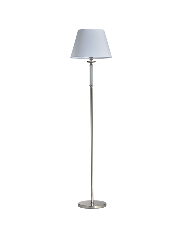 CosmoLight Lampa stojąca SIENA F01322NI-WH nikiel