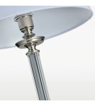 Lampy podłogowe z abażurem - CosmoLight Lampa stojąca SIENA F01322NI-WH nikiel - product 2