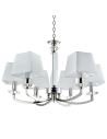 CosmoLight Lampa wisząca DUBAI P06346NI-WH nikiel