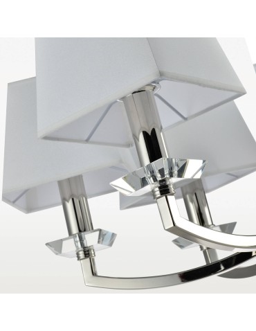 CosmoLight Lampa wisząca DUBAI P06346NI-WH nikiel - produkt 2