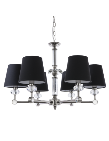 CosmoLight Lampa wisząca DOHA P06285NI-WH nikiel - produkt 2