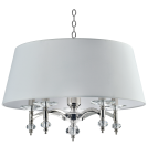 Lampy wiszące w stylu Hampton - CosmoLight Lampa wisząca VERONA P05377NI-WH nikiel - product 1