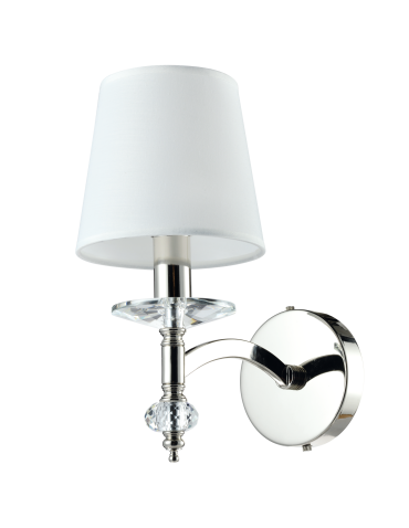 CosmoLight Kinkiet VERONA W01360NI-WH nikiel