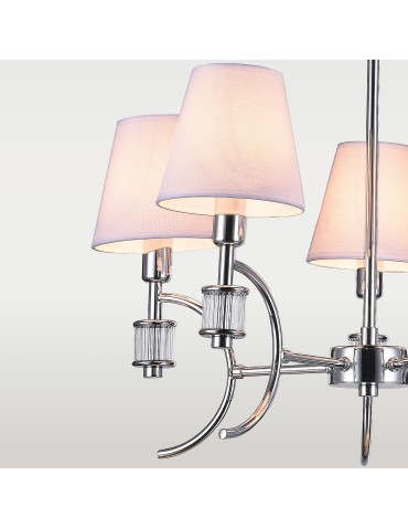 CosmoLight Lampa wisząca LIVERPOOL P05100CH-WH chrom - produkt 2