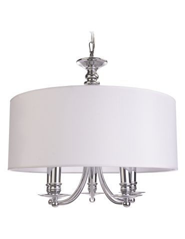CosmoLight Lampa wisząca ABU DHABI P05406CH-WH chrom