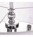 Lampy wiszące w stylu Hampton - CosmoLight Lampa wisząca ABU DHABI P05406CH-WH chrom - produkt 2