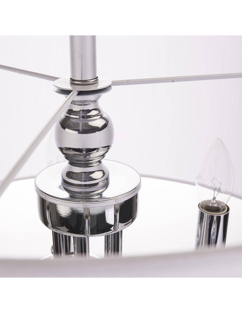 CosmoLight Lampa wisząca ABU DHABI P05406CH-WH chrom