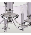 Lampy wiszące w stylu Hampton - CosmoLight Lampa wisząca ABU DHABI P05406CH-WH chrom - produkt 3