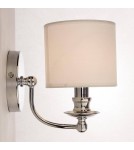 Kinkiety z abażurem - CosmoLight Kinkiet ABU DHABI W01888CH-WH chrom - produkt 3