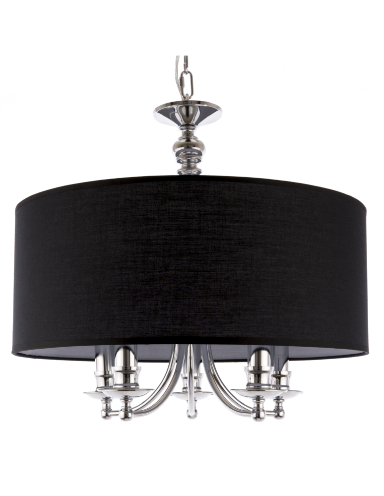 CosmoLight Lampa wisząca ABU DHABI P05697CH-BK chrom