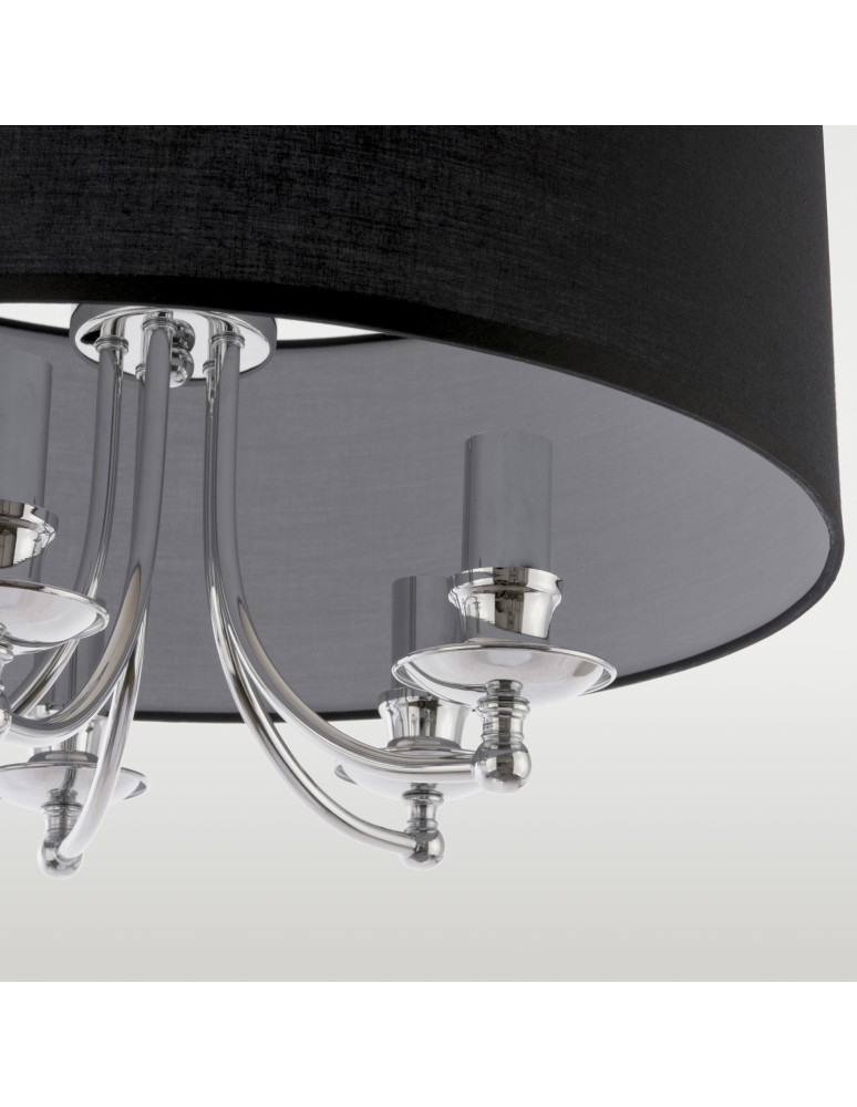CosmoLight Lampa wisząca ABU DHABI P05697CH-BK chrom