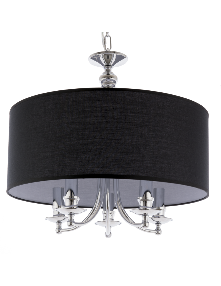 CosmoLight Lampa wisząca ABU DHABI P05697CH-BK chrom