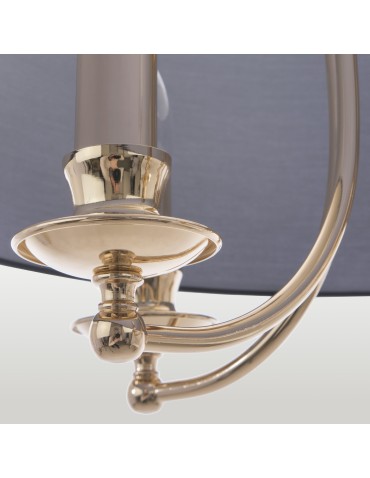 CosmoLight Lampa wisząca ABU DHABI P05896AU-BK złoty - produkt 2