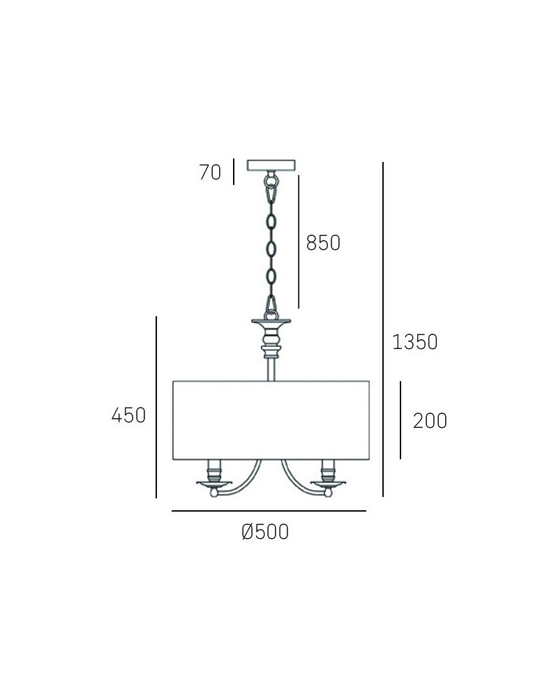 Lampy wiszące w stylu Hampton - CosmoLight Lampa wisząca ABU DHABI P05896AU-BK złoty - product kolory-swiatla.pl 3