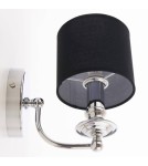 Kinkiety z abażurem - CosmoLight Kinkiet ABU DHABI W01397CH-BK chrom - produkt 2