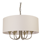 Lampy wiszące w stylu Hampton - CosmoLight Lampa wisząca ABU DHABI P06871BR-WH mosiądz - produkt 1