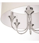 Lampy wiszące w stylu Hampton - CosmoLight Lampa wisząca ABU DHABI P06512CH-WH chrom - product 3