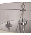 Lampy wiszące w stylu Hampton - CosmoLight Lampa wisząca ABU DHABI P06512CH-WH chrom - product 4