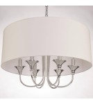 Lampy wiszące w stylu Hampton - CosmoLight Lampa wisząca ABU DHABI P06512CH-WH chrom - product 5