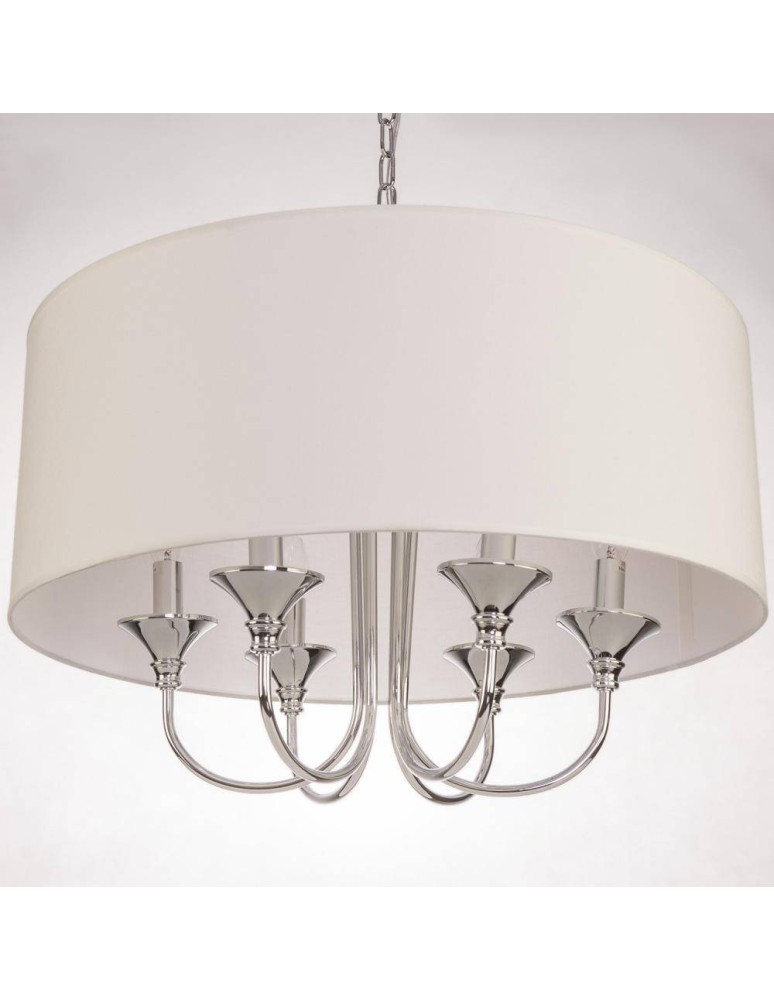 CosmoLight Lampa wisząca ABU DHABI P06512CH-WH chrom