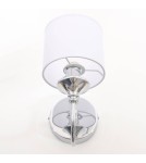 Kinkiety z abażurem - CosmoLight Kinkiet ABU DHABI W01837CH-WH chrom - produkt 4