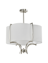 CosmoLight Lampa wisząca FARO P04046NI-WH nikiel