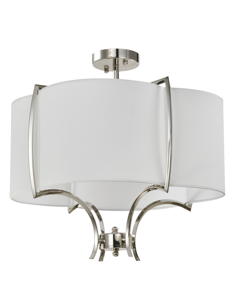 CosmoLight Lampa wisząca FARO P04046NI-WH nikiel