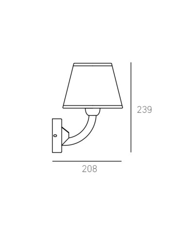 CosmoLight Kinkiet ATLANTA W01964AU-WH złoty - produkt 2