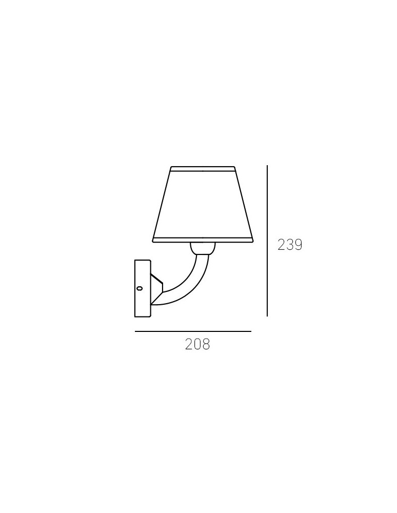 Kinkiety z abażurem - CosmoLight Kinkiet ATLANTA W01964AU-WH złoty - product kolory-swiatla.pl 2