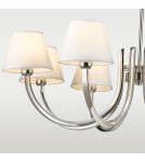 Żyrandole nowoczesne - CosmoLight Lampa wisząca ATLANTA P08810NI-WH nikiel - product 3