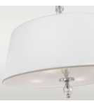 Żyrandole nowoczesne - CosmoLight Lampa wisząca CANCUN P04981CH-WH chrom - product 3
