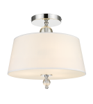 Lampy sufitowe Hampton - CosmoLight Plafon CANCUN C03957CH-WH chrom - product 1