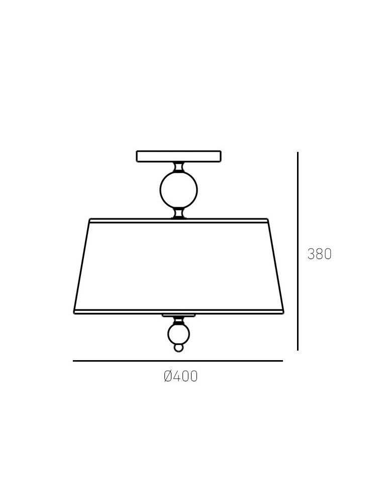 Lampy sufitowe Hampton - CosmoLight Plafon CANCUN C03957CH-WH chrom - product kolory-swiatla.pl 2