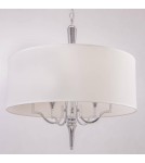 Lampy wiszące w stylu Hampton - CosmoLight Lampa wisząca WASHINGTON P05922NI-WH nikiel - produkt 5