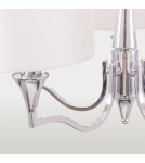 Lampy wiszące w stylu Hampton - CosmoLight Lampa wisząca WASHINGTON P05915NI-WH nikiel - produkt 2