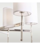 Żyrandole nowoczesne - CosmoLight Lampa wisząca DENVER P06994NI-WH nikiel - produkt 2